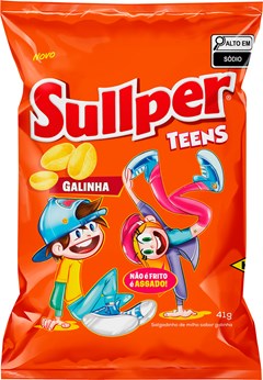 SALGADINHO SULLPER TEENS 41G GALINHA
