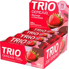 BARRA DE CEREAL TRÍO 20G MORANGO E CHOCOLATE