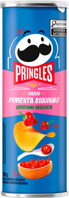 BATATA PRINGLES 100G PIMENTA BIQUINHO LATA