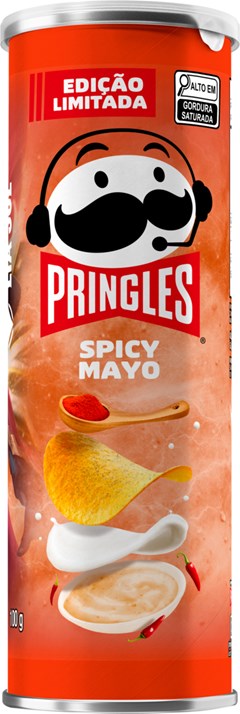BATATA PRINGLES 100G SPICY MAYO LATA