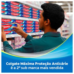 CREME DENTAL COLGATE MÁXIMA PROTEÇÃO ANTICÁRIES 90G
