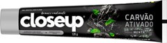 CREME DENTAL CLOSE UP 128G CARVÃO ATIVADO