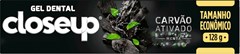 CREME DENTAL CLOSE UP 128G CARVÃO ATIVADO