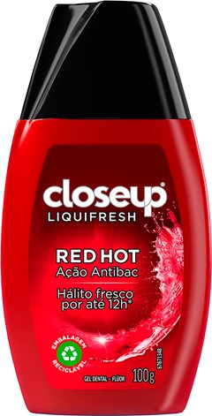 CREME DENT CLOSE UP LIQFRESH 100GR RED HOT