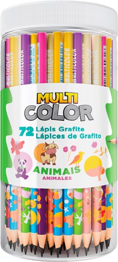 LAPIS GRAFITE MULTICOLOR ANIMAIS