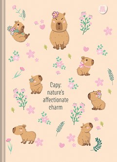 CADERNO CAPA DURA COSTURADO UNIVERSITARIO SÃO DOMINGOS CAPYCUTIES 80 FOLHAS