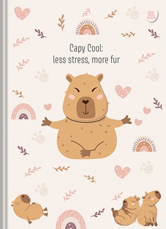 CADERNO CAPA DURA COSTURADO UNIVERSITARIO SÃO DOMINGOS CAPYCUTIES 80 FOLHAS