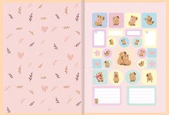 CADERNO CAPA DURA COSTURADO UNIVERSITARIO SÃO DOMINGOS CAPYCUTIES 80 FOLHAS