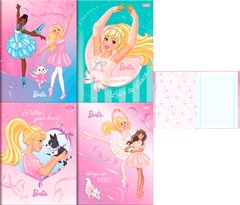 CADERNO CAPA DURA COSTURADO UNIVERSITÁRIO FORONI BARBIE DREAMTOPIA 80 FOLHAS