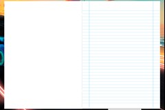 CADERNO CAPA DURA COSTURADO UNIVERSITÁRIO FORONICROSS RACING 80 FOLHAS