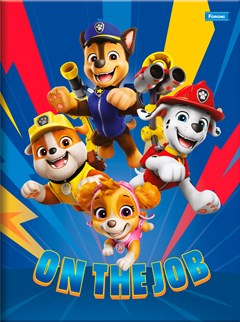 CADERNO CAPA DURA COSTURADO UNIVERSITÁRIO FORONI PATRULHA CANINA 80 FOLHAS