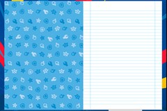 CADERNO CAPA DURA COSTURADO UNIVERSITÁRIO FORONI PATRULHA CANINA 80 FOLHAS