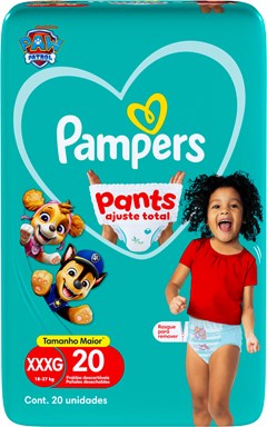 FRALDA PAMPERS PANTS MEGA XXXG