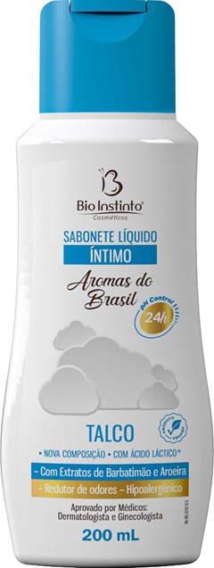 SABONETE LIQ INTIMO BIO INSTINTO 200ML TALCO