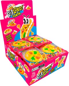 BALA GELATINA DIPLOKO 15G PIZZA GUMMY