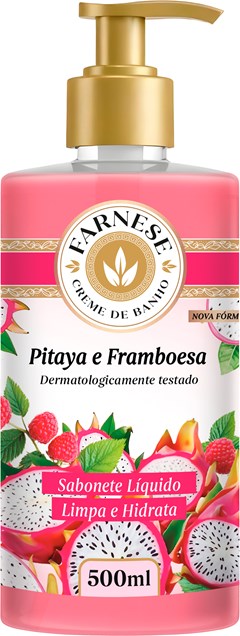 SABONETE LÍQUIDO FARNESE 500ML PYTAIA E FRAMBOESA