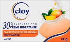 SABONETE CLOY 80G CREME HIDRATANTE MANGA