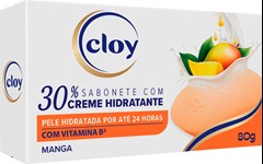SABONETE CLOY 80G CREME HIDRATANTE MANGA