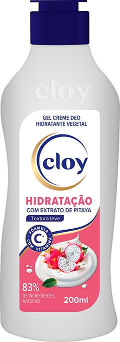 LOÇÃO HIDRATANTE CLOY 200ML VITAMINA C COM PITAYA