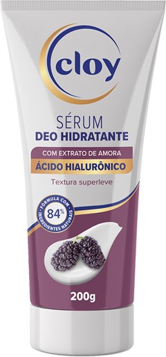 LOÇÃO HIDRATANTE CLOY 200ML SERUM AMORA