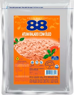 ATUM 88 RALADO 500G ÓLEO SACHE