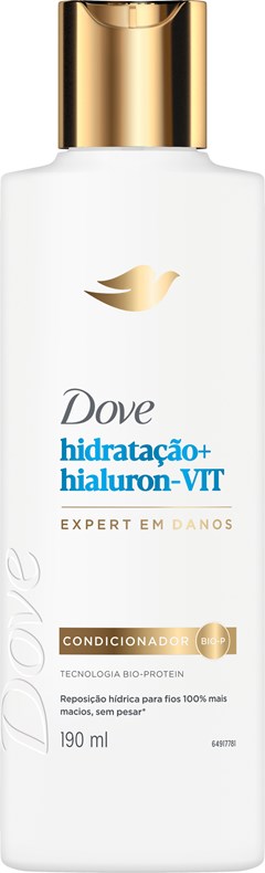 CONDICIONADOR DOVE 190ML HIDRATACAO + HIALURON