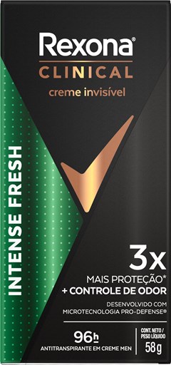 DESODORANTE CREME REXONA 58G CLINICAL FEMENINO REFRESH
