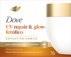 MASCARA TRATAMENTO DOVE 250G UV REPAIR & GLOW