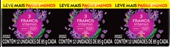 SABONETE FRANCIS INTENSO 85G LILÁS LEVE 12 PAGUE 11 LAVANDA