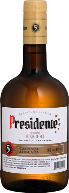 BEBIDA CACHAÇA PRESIDENTE 900ML
