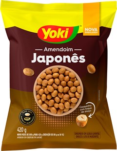 AMENDOIM YOKI 420G JAPONES SALGADO