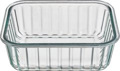 ASSADEIRA DE VIDRO VITAZZA RETANGULAR 2,4L SERVIR MAIS OCEANI NATURAL SEM TAMPA