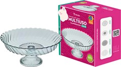 CENTRO DE MESA DE VIDRO CALIFORNIAZÃO COM PE NATURAL