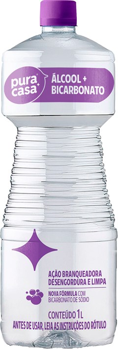 ALCOOL LIQUIDO 1LT PURA CASA + BICARBONATO