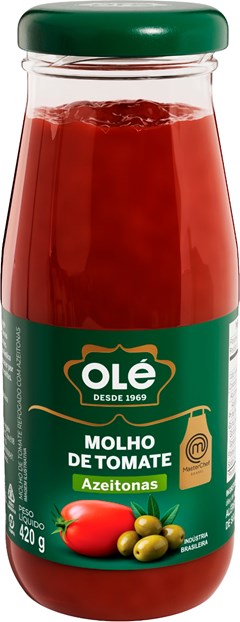 MOLHO TOM OLE 420G AZEITONAS VIDRO