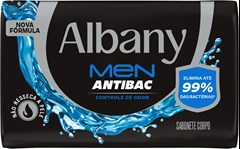SABONETE ALBANY 80GR MASCULINO AZUL