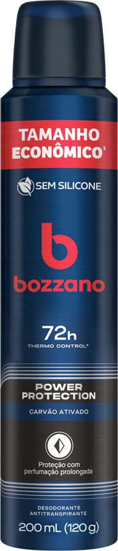 DESODORANTE AEROSOL BOZZANO 200ML ANT CARVAO ATIVADO