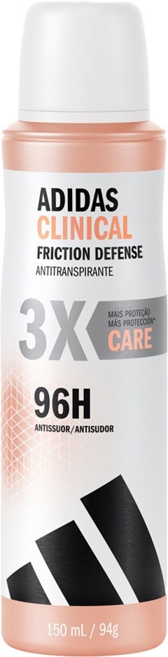 DESODORANTE AEROSOL ADIDAS 150ML FEMININO ANT  CLINICAL CARE