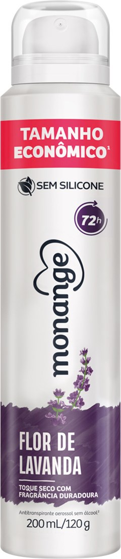 DESODORANTE AEROSOL MONANGE 200ML ANT FLOR DE LAVANDA