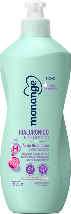 CREME PENTEAR MONANGE 300ML ACIDO HIALURONICO