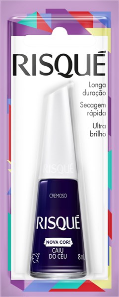 ESMALTE RISQUE BLISTER CREMOSO CAIU DO CÉU
