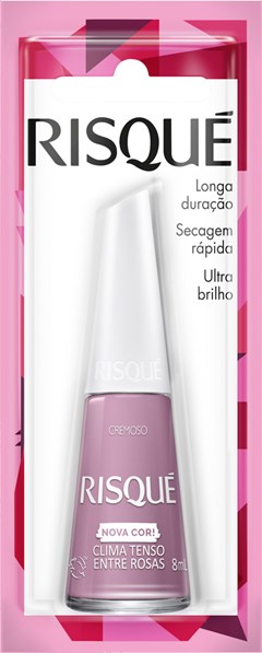 ESMALTE RISQUE BLISTER CREMOSO CLIMA TENSO ENTRE ROSAS