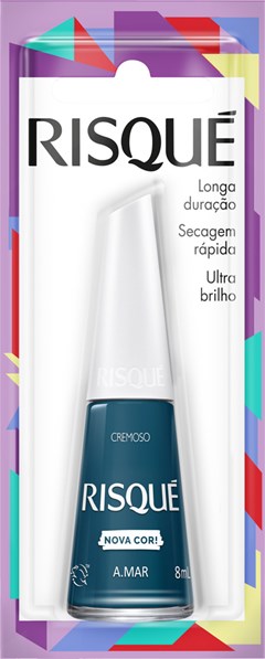 ESMALTE RISQUE BLISTER CREMOSO A.MAR