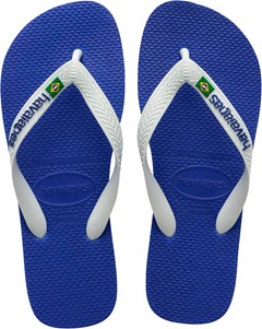 SANDÁLIA HAVAIANAS BRASIL LOGO AZUL NAVAL 39/40