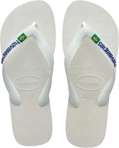 SANDÁLIA HAVAIANAS BRASIL LOGO BRANCO 29/30