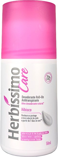 DESODORANTE R ON HERBISSIMO 50ML CARE HIBISCO