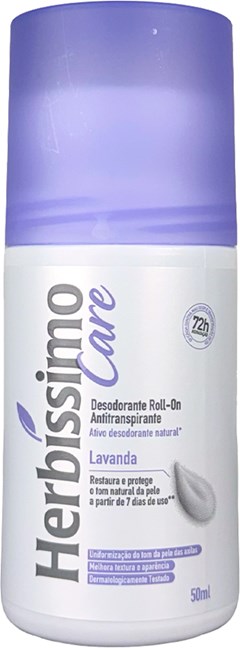 DESODORANTE R ON HERBISSIMO 50ML CARE LAVANDA