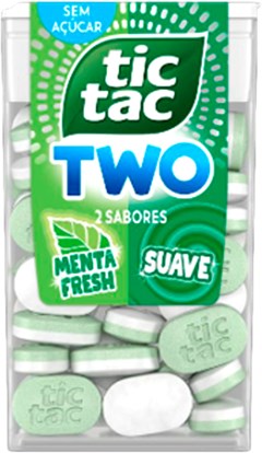 PASTILHA TIC TAC 38G  MENTA FRESH SEM ACUCAR