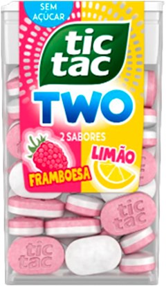 PASTILHA TIC TAC 38G  LIMÃO E FRAMBOESA SEM ACUCAR