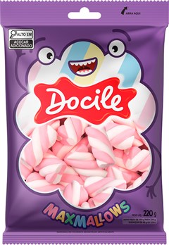 MARSHMALLOW DOCILE 220G TWIST BAUNILHA